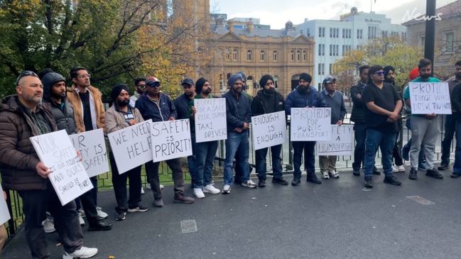 Hobart taxi drivers strike