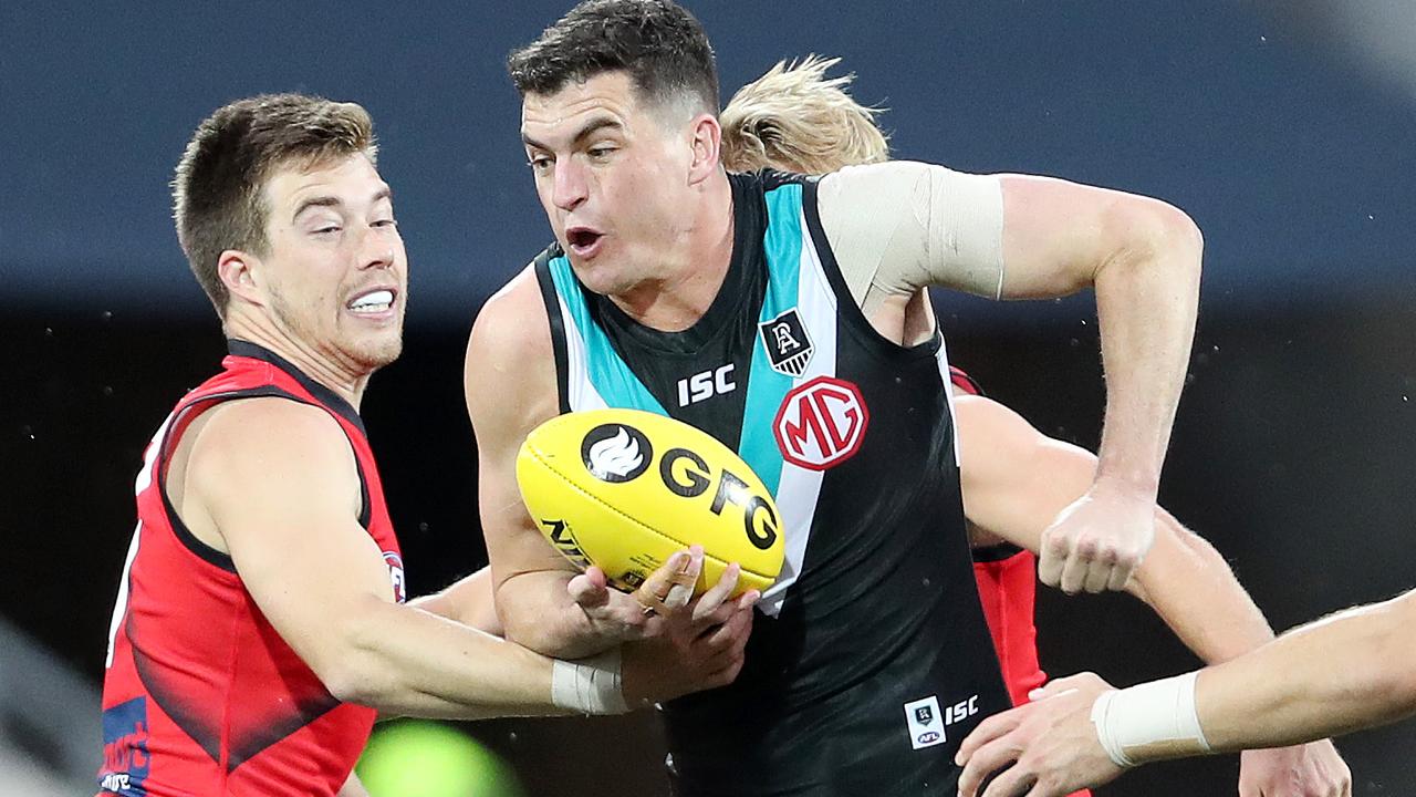 Tom Rockliff has been left out of Port Adelaide’s best 22.