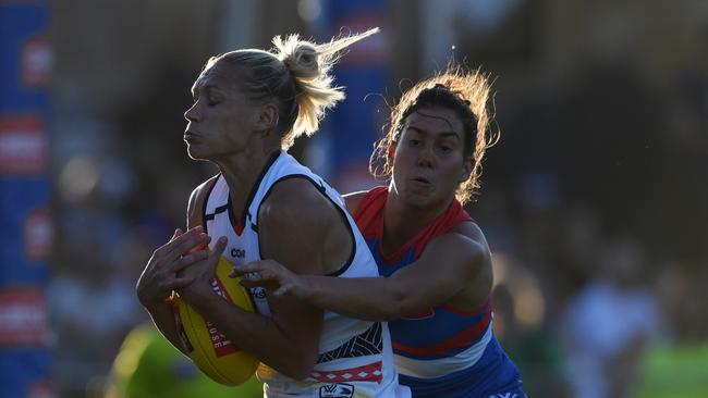 AFLW star Erin Phillips. Picture: AAP Image/Tracey Nearmy