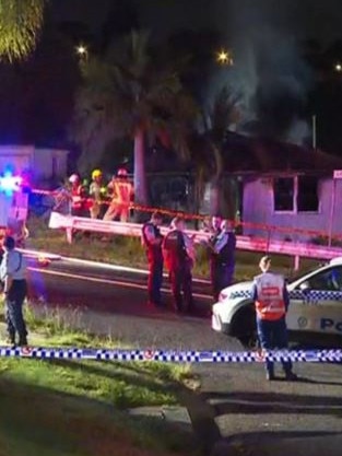 Woman, child dead in house fire in Heckenberg, Sydney. Picture: Channel 7