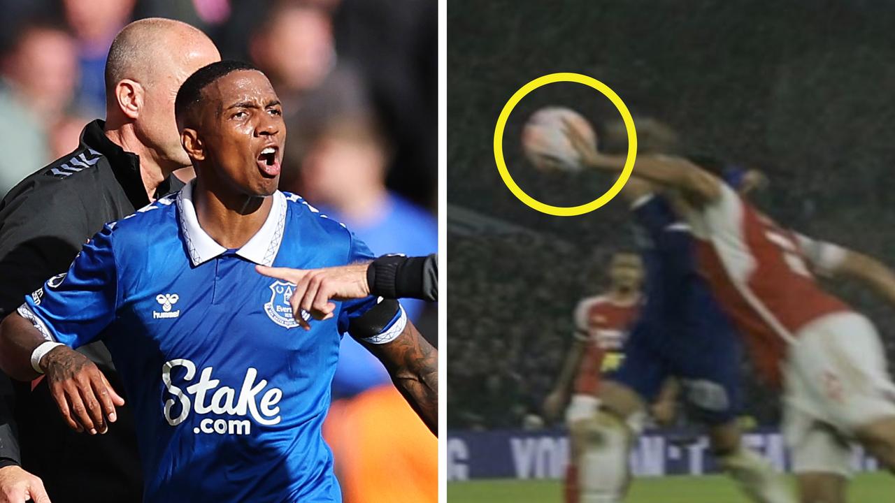More handball drama erupted as four players were sent off in the Premier League. Picture: Supplied
