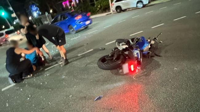 Man critical following Surfers Paradise Crash. Picture: Supplied