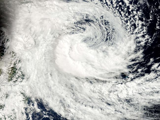 Tropical Cyclone Alfred satellite image from NASA Worldview