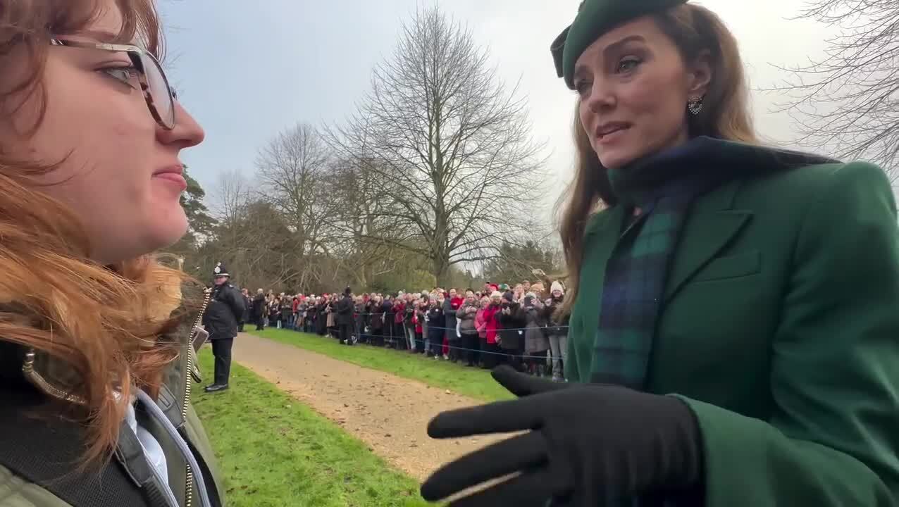 Kate's personal remark to royal fan