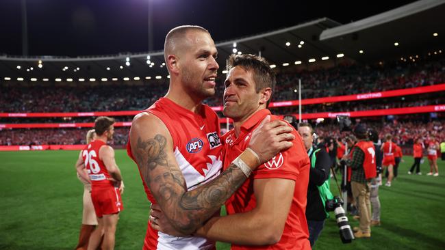 Lance Franklin of the Swans. Photo by Matt King/AFL Photos/via Getty Images