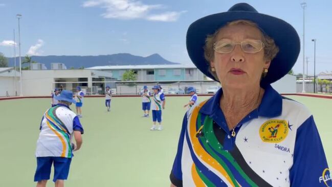 Heading for state title glory, Sandra Bates, president of Edmonton Ladies Bowls Club 