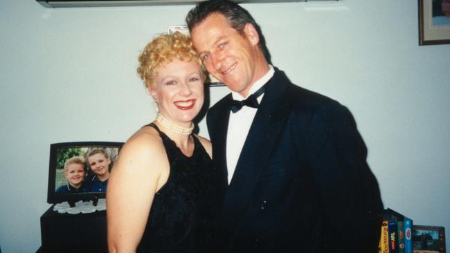 Kathleen and Craig Folbigg in 1999 as they prepare to attend a ball only four months after the death of fourth child Laura. He began to fear the worst after Laura’s death.