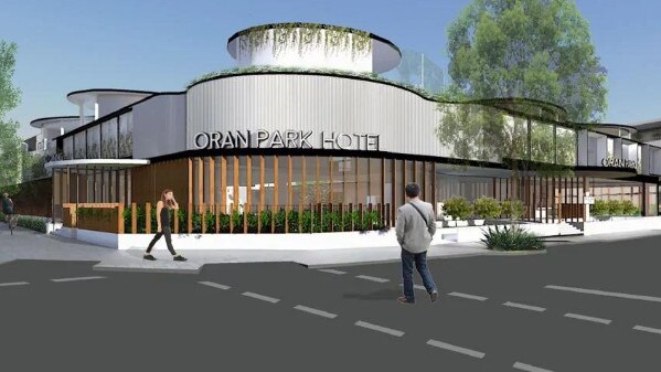 What it could look like ... An artist's impression of Oran Park Hotel.