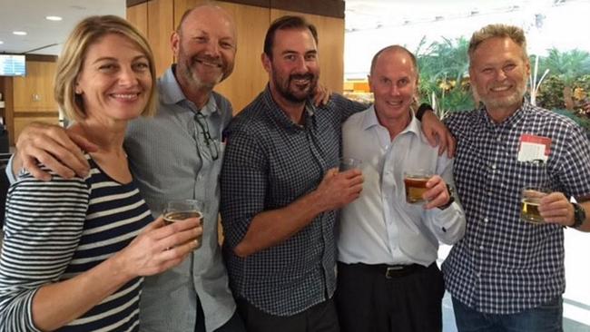 Tara Brown and the 60 Minutes crew after their release. Picture: Channel 9/Instagram