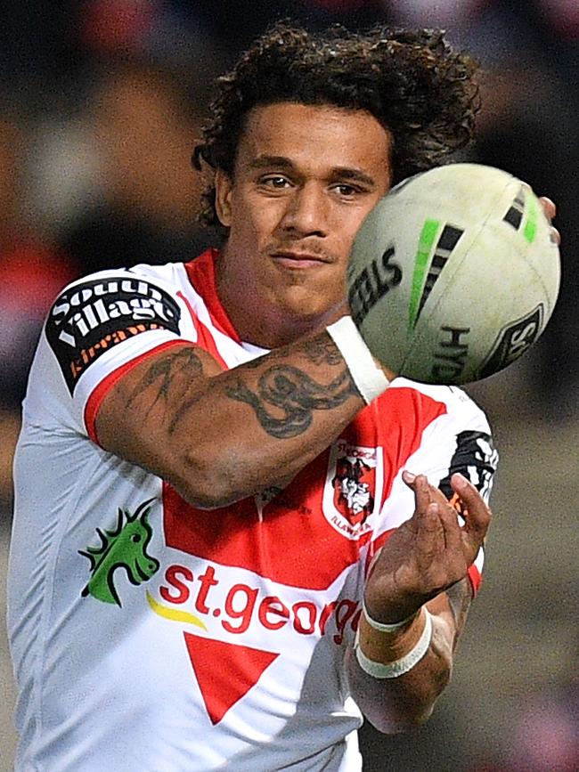 Tristan Sailor before his NRL debut.