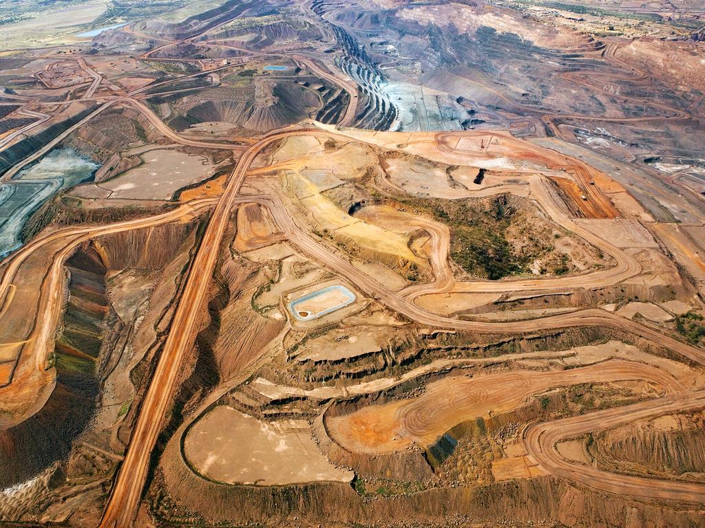 WA is thriving thanks to recent record high iron ore prices. Mt Whaleback iron ore mine. Picture: Getty.