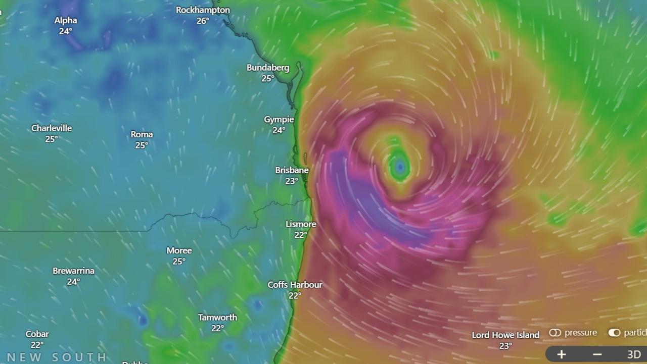 Tropical Cyclone Alfred is tipped to make landfall on Saturday.