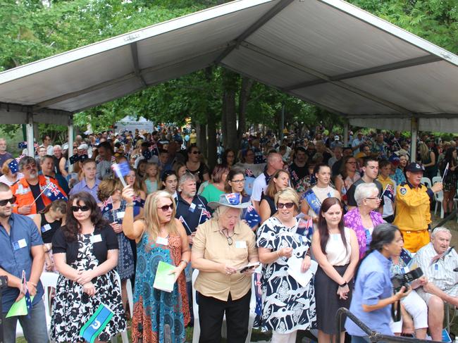 Australia Day celebrations at Wollondilly last year.