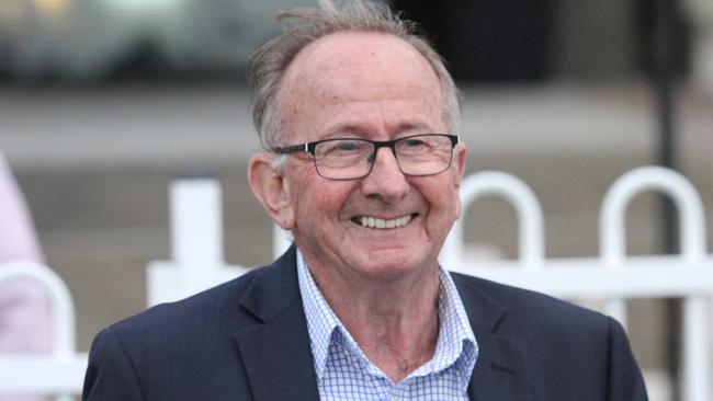 Trainer Ron Quinton is pleased with recent stable addition Leo. Picture: Grant Guy