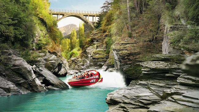 The Shotover Jet is one of Queenstown's most popular extreme activities.