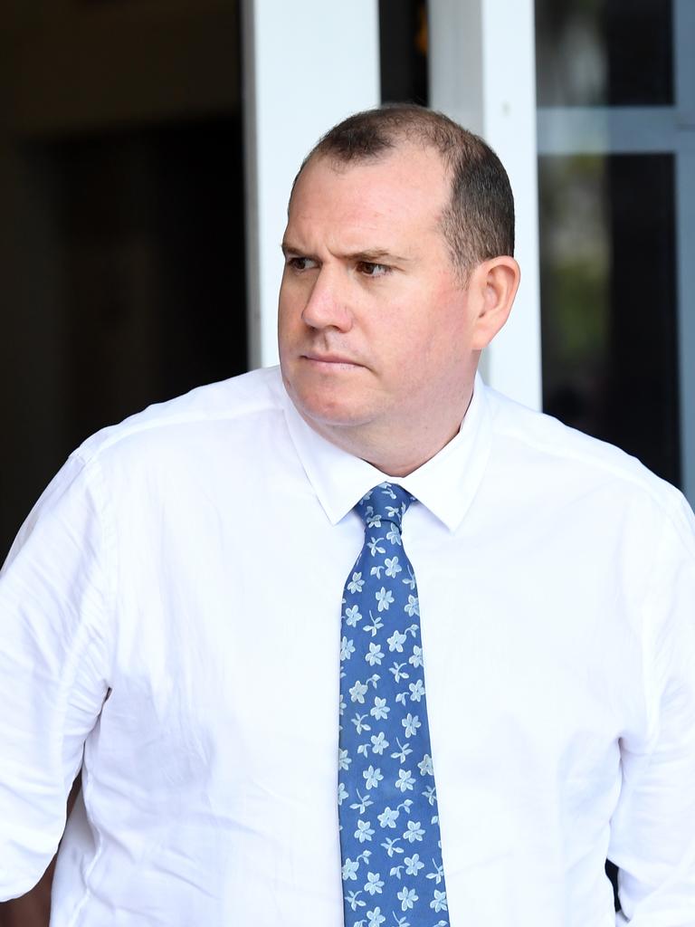 Kent Rowe leaves Darwin Supreme Court on the first day of his rape case trial. Picture: (A)manda Parkinson