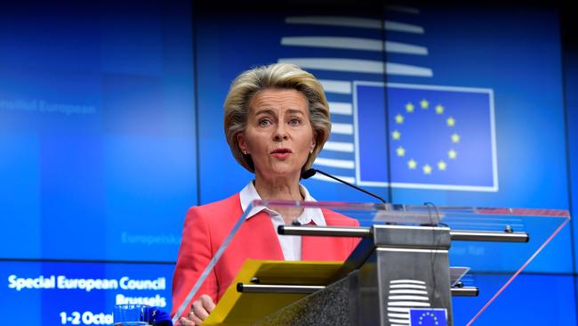 European Commission president Ursula von der Leyen. Picture: AFP