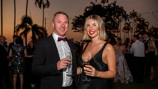 Col Habgood and Vanessa Habgood at the Great Humpty Ball Darwin 2024. Picture: Pema Tamang Pakhrin