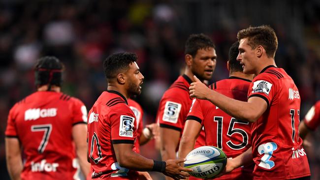 Petaia will be tested against the Crusaders this weekend. (Photo by Kai Schwoerer/Getty Images)