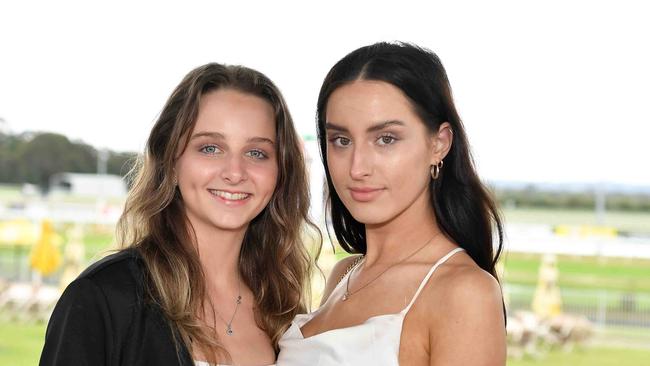 Samantha Holt and Chelsea Kokavec at the Noosa Cup Race Day. Picture: Patrick Woods.