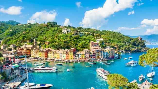 The harbour of Portofino.