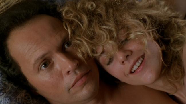 Meg Ryan and Billy Crystal tackling some of life’s biggest questions in When Harry Met Sally.