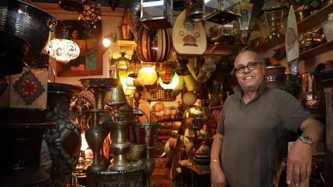 Said Ejjama, at his Moroccan homewares shop.