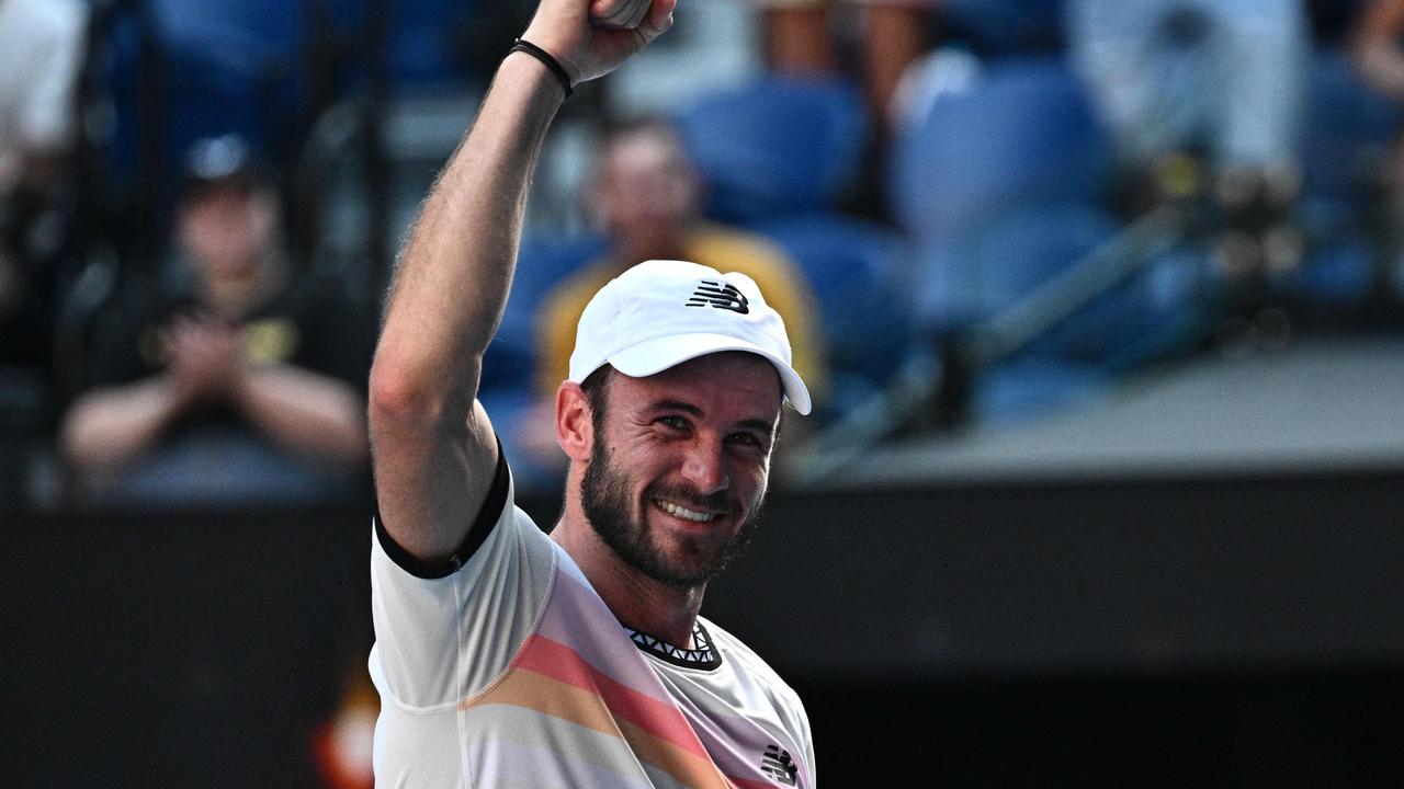 Tommy Paul doesn’t have anything to lose in his semi-final against Novak Djokovic. Picture: ANTHONY WALLACE / AFP