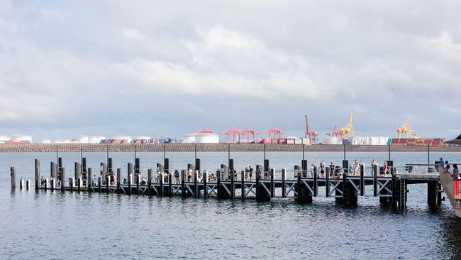 Recreational boats can only dock at the empty wharves for 15 minutes on one side. Picture: Chris Huang / Matrix