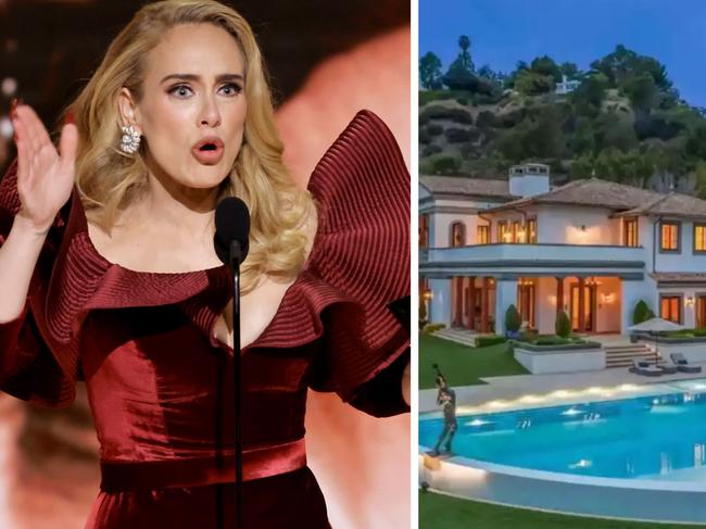 Adele still hasn't moved into her LA mansion. Picture: Getty Images/COMPASS