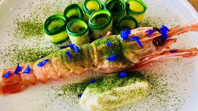 Coya’s Port Headland scampi with green chilli powder from Instagram.