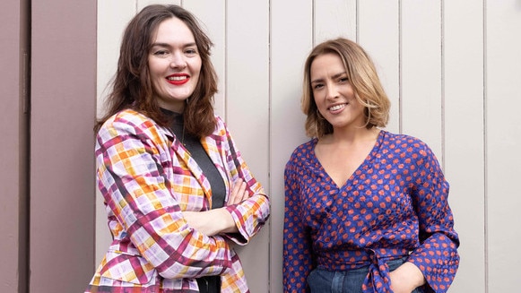 (L-R) Lucy Wark and Georgia Grace. Picture: Ryan Osland / Newspix