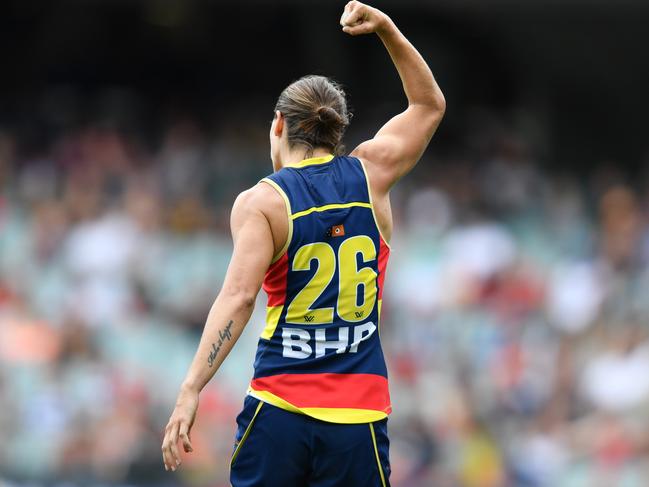 Randall during the 2019 AFLW season. Picture: David Mauriz