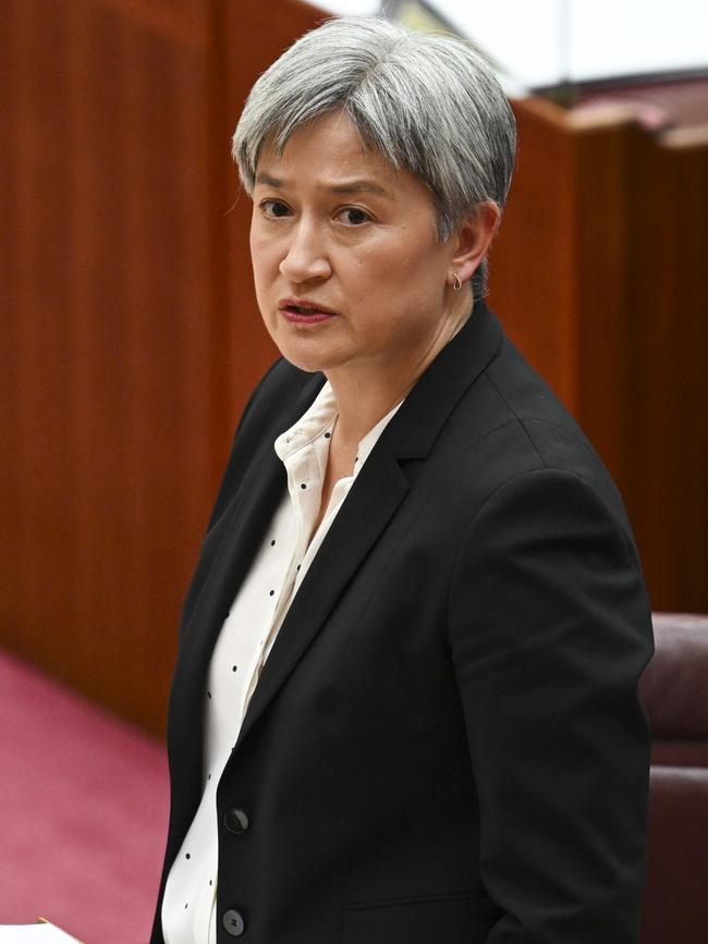 Foreign Minister Penny Wong. Picture: Martin Ollman