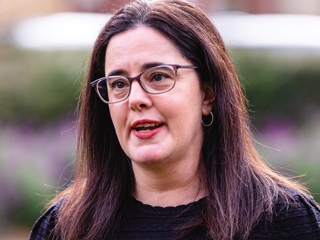 ALP Member for Clark, Ella Haddad at Parliament Lawns, Hobart.Picture: Linda Higginson