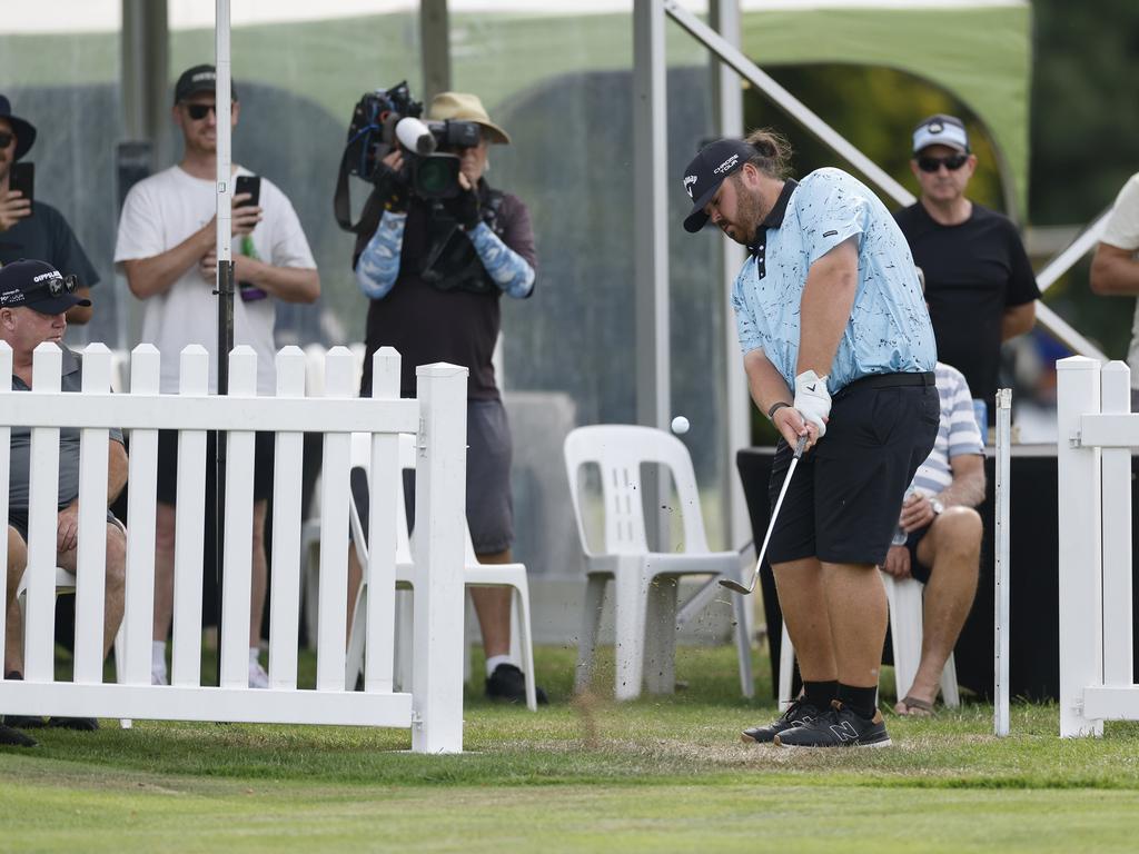 Corey Lamb at the Gippsland Super 6. Photo: Golf Australia