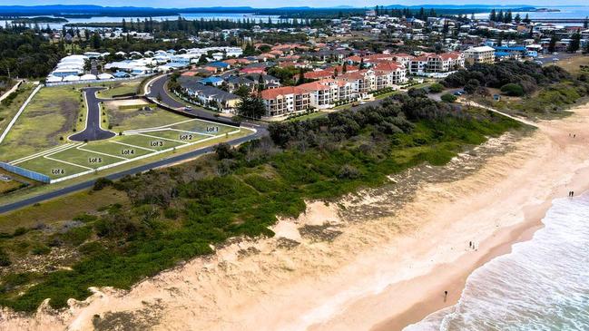 Five of the six Dunes Estate lots in Yamba have sold for over a million each.