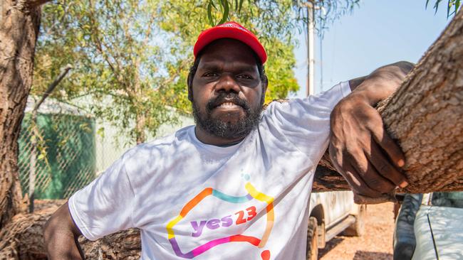 Jeffrey Miller Puruntatameri believed an Aboriginal and Torres Strait Islander Voice would have a positive impact for remote people on the ground. Picture: Pema Tamang Pakhrin