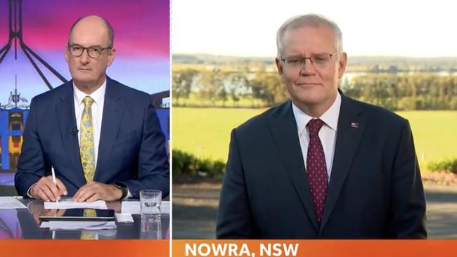 Sunrise host David Koch has grilled Scott Morrison and Anthony Albanese during a morning round of interviews on the first morning of the election campaign.