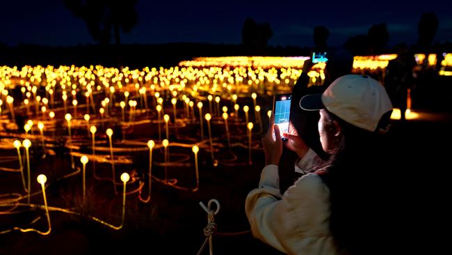 The Field of Light, has undergone a significant refurbishment and been extended until at least April 2027. Picture: Supplied