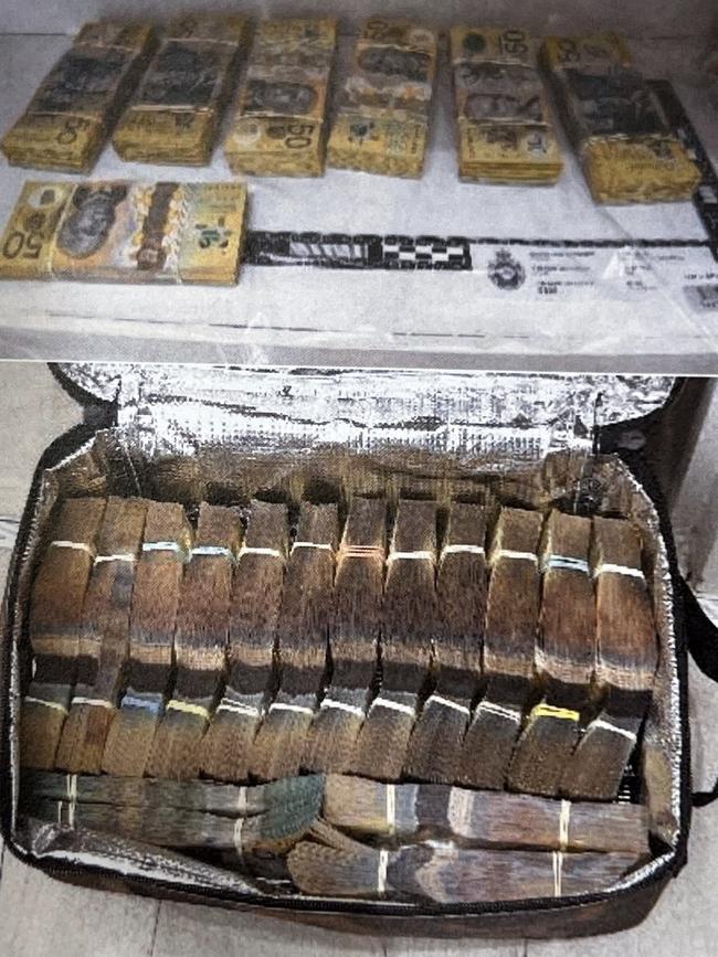 More than $230,000 in cash was seized.