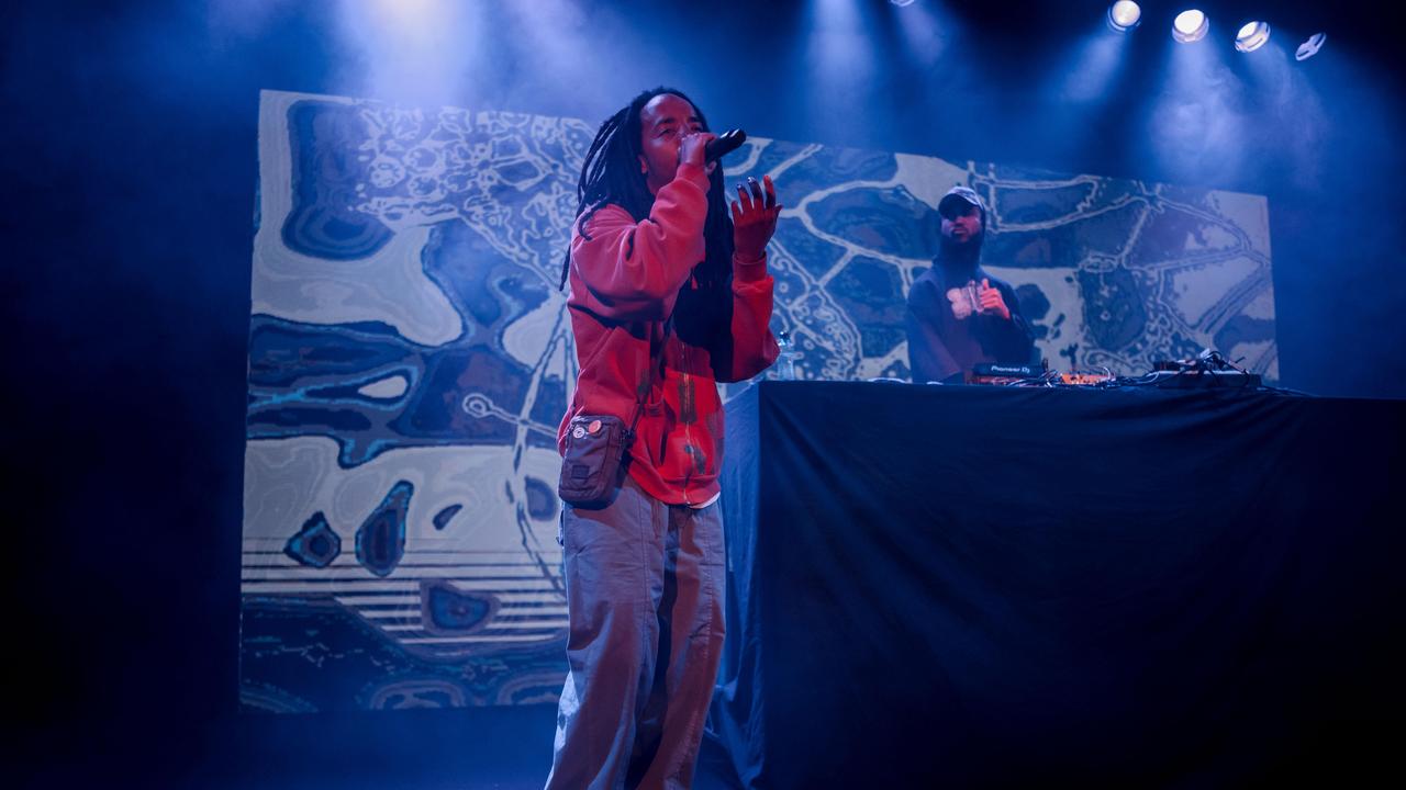 This was a back-to-basics rap show. Picture: Ashley Mar