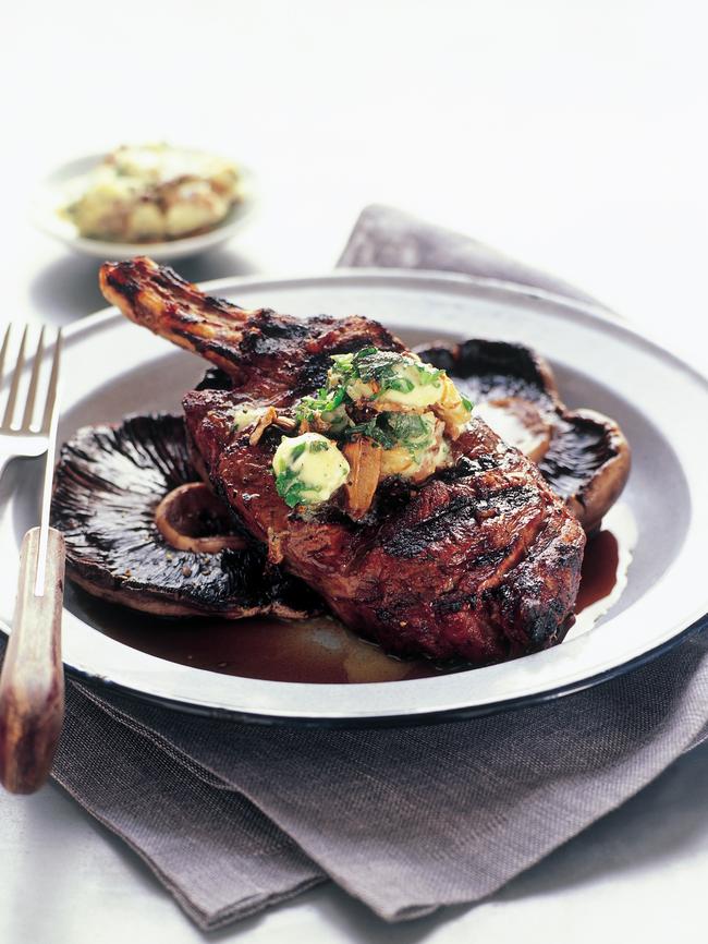 The slow-roasted lamb shank. Picture: Supplied