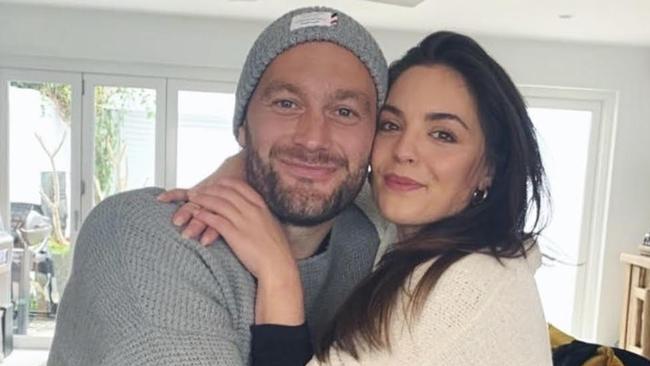 Tom Bellchambers and Olympia Valance. Picture: Instagram