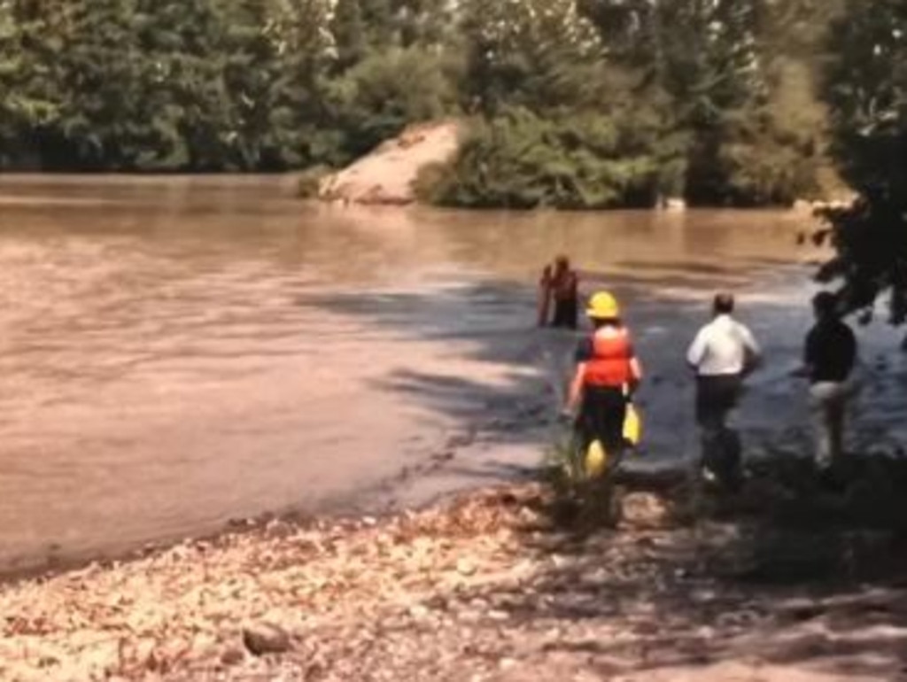 The victim’s nude body was found on a riverbed. Picture: Pierce County Sheriff's Department