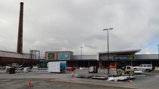 The iconic stack stands tall as the old Brickworks Market site is redeveloped in a $65m makeover.