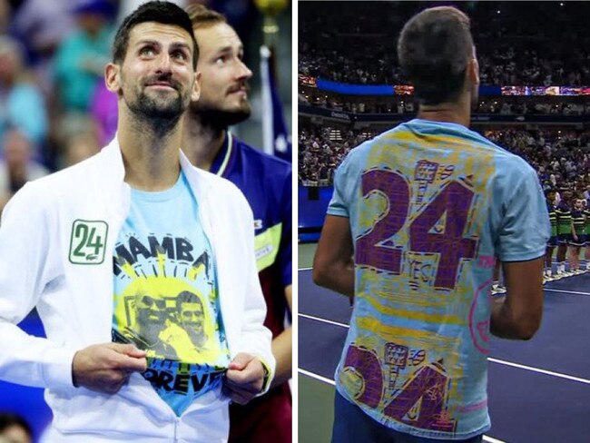 A sporting moment sure to be remembered for years to come unfolded after Novak Djokovic claimed his 24th Grand Slam.