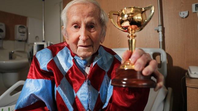 2nd November 2020. Melbourne cup winner Jockey William Smith talks about his win back in the day.Photo: Scott Powick