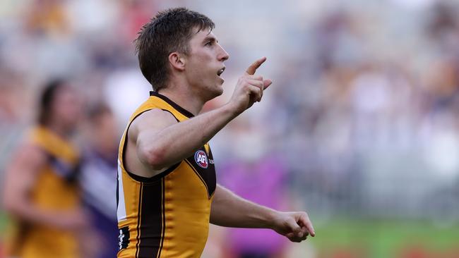 Dylan Moore’s Hawthorn side remains a danger team in the back half of the year. Picture: Getty Images