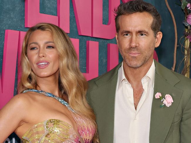 Blake Lively and Ryan Reynolds attend the "It Ends With Us" New York Premiere. Picture: Cindy Ord/Getty Images